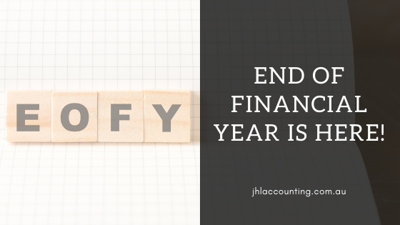 End of Financial Year